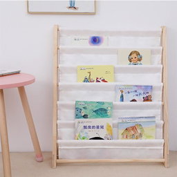 Kidsrock Montessori Front-Facing Wooden Bookshelf