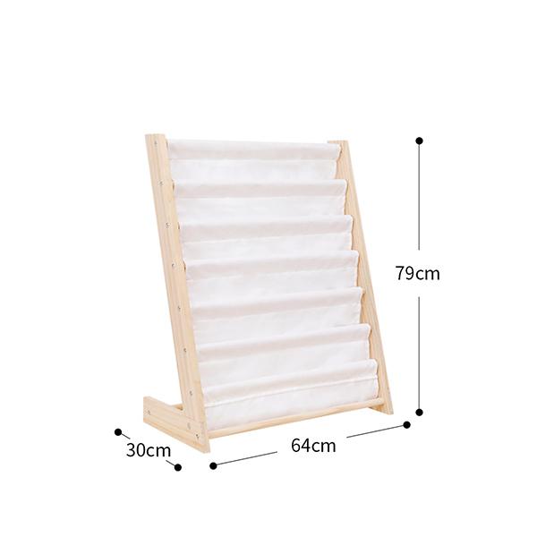 Kidsrock Montessori Front-Facing Wooden Bookshelf_2