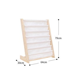 Kidsrock Montessori Front-Facing Wooden Bookshelf