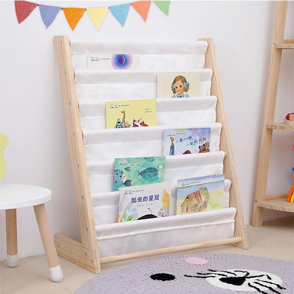 Kidsrock Montessori Front-Facing Wooden Bookshelf_3