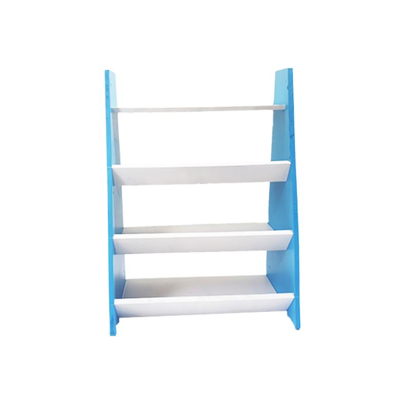 Kidsrock Trapezoidal Wooden Storage Shelf – Blue