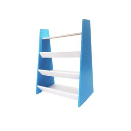 Kidsrock Trapezoidal Wooden Storage Shelf – Blue