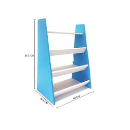 Kidsrock Trapezoidal Wooden Storage Shelf – Blue