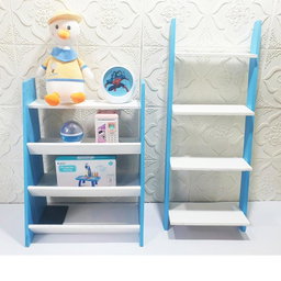 Kidsrock Trapezoidal Wooden Storage Shelf – Blue