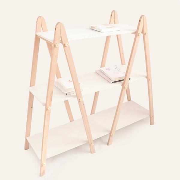 Kidsrock Three-Layer Shelf Children Toy Storage Rack_1