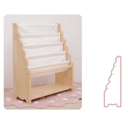 Kidsrock Childrens bookshelf Rack