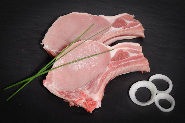 Entrecôte de porc africain sans la peau