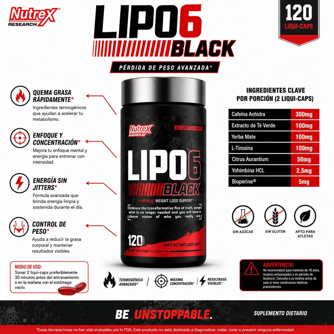 Lipo 6 Black 