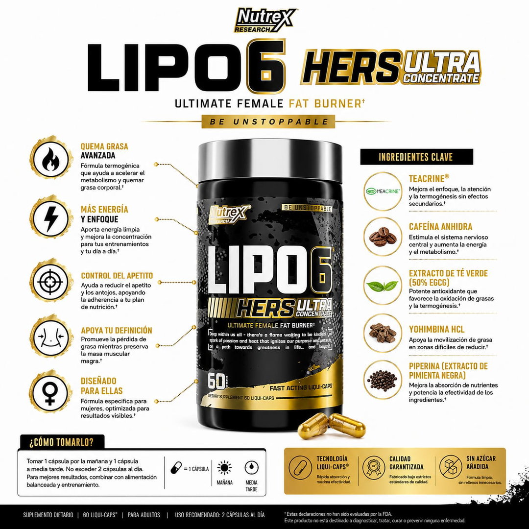 Lipo-6 Black Hers Ultra Concentrate
