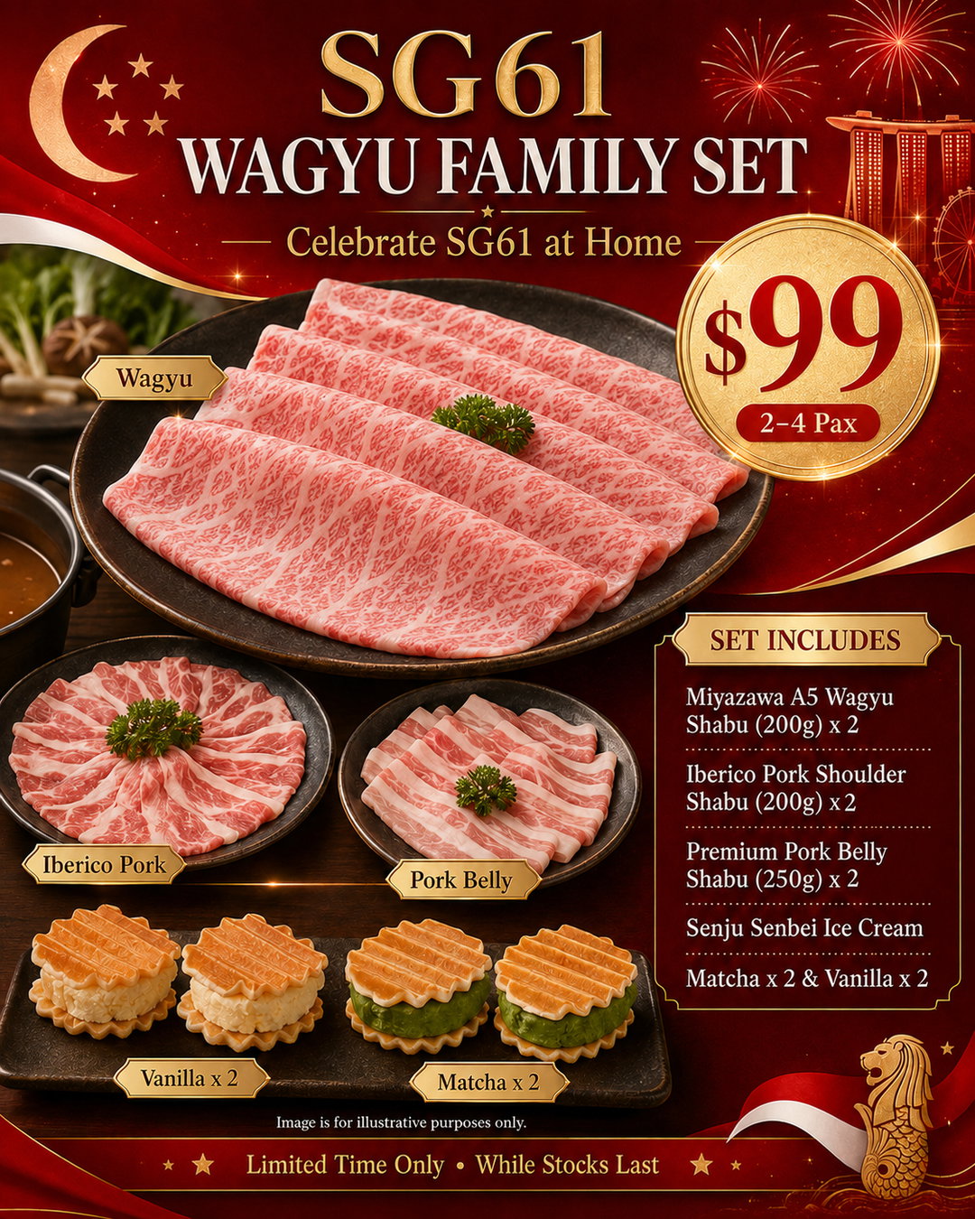 SG61 Wagyu Family Set