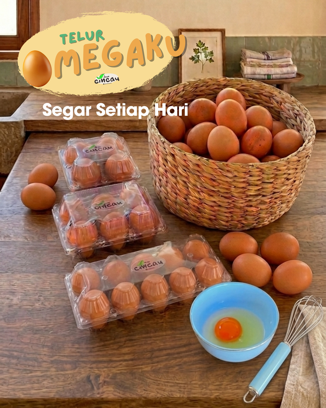 Telur Omega "OmegaKu" by Daun Cincau