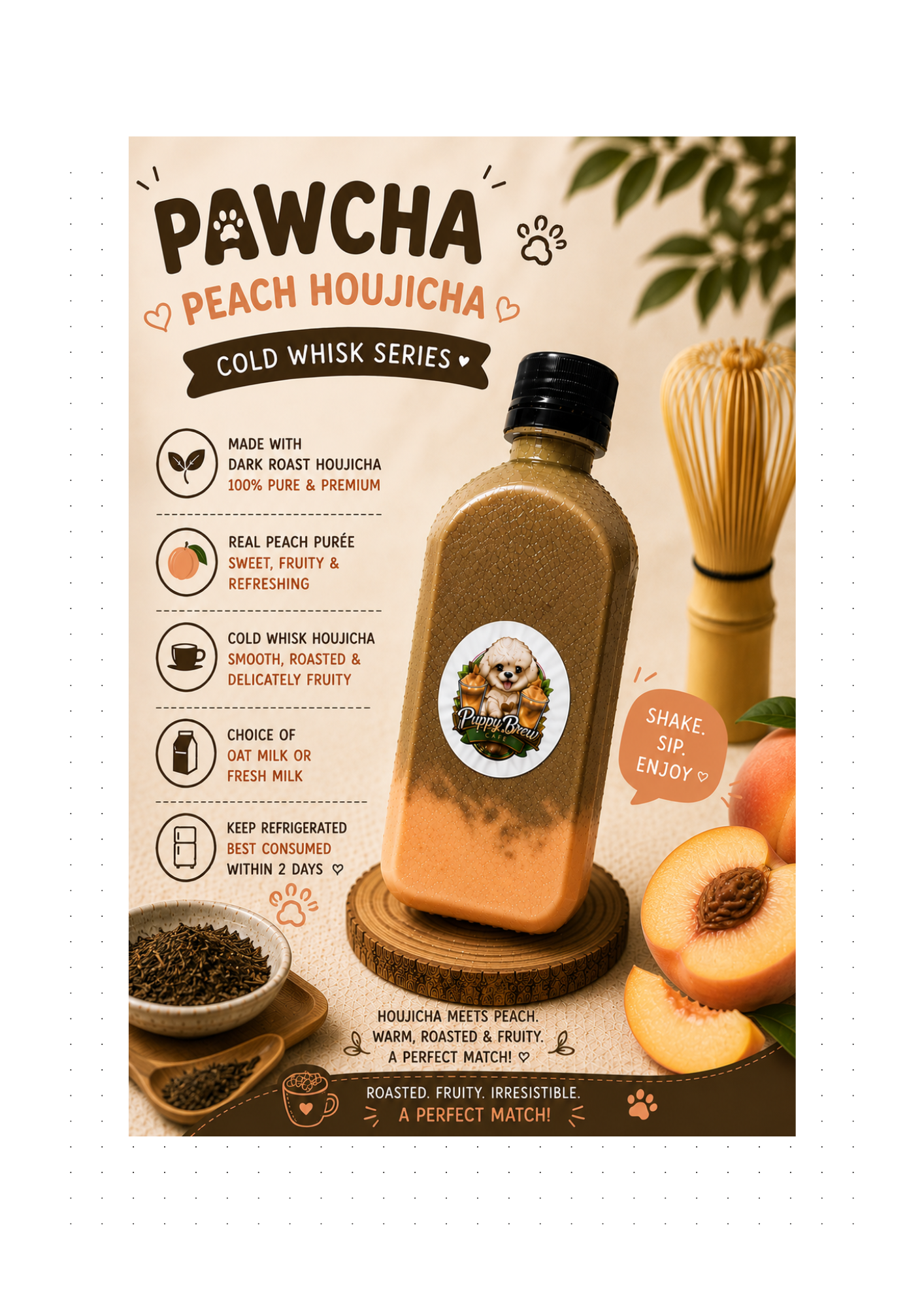  🍑 PAWCHA - Peach Houjicha_0