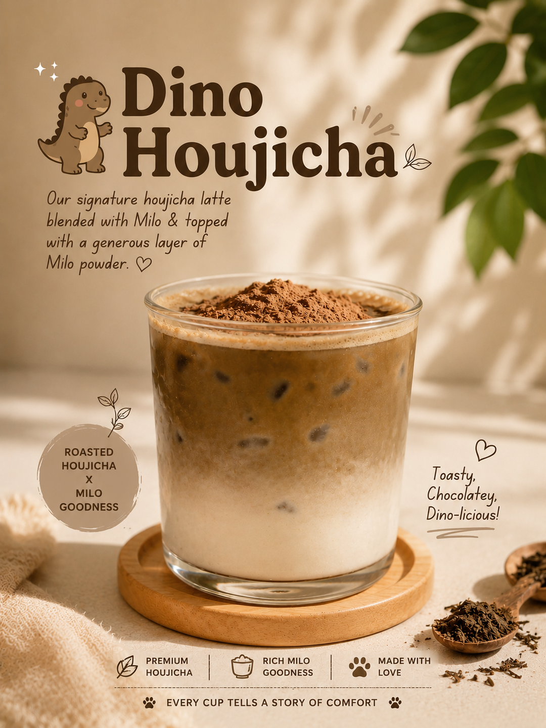 🦖 Dino Houjicha