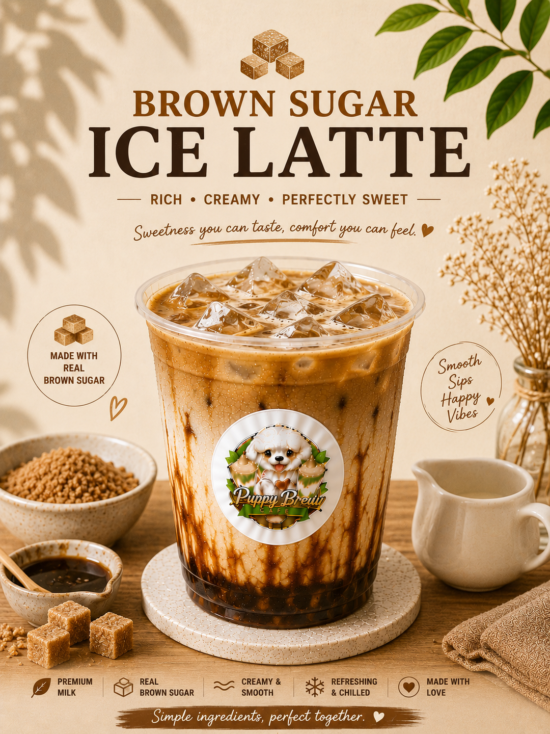 Iced Brown Sugar Latte