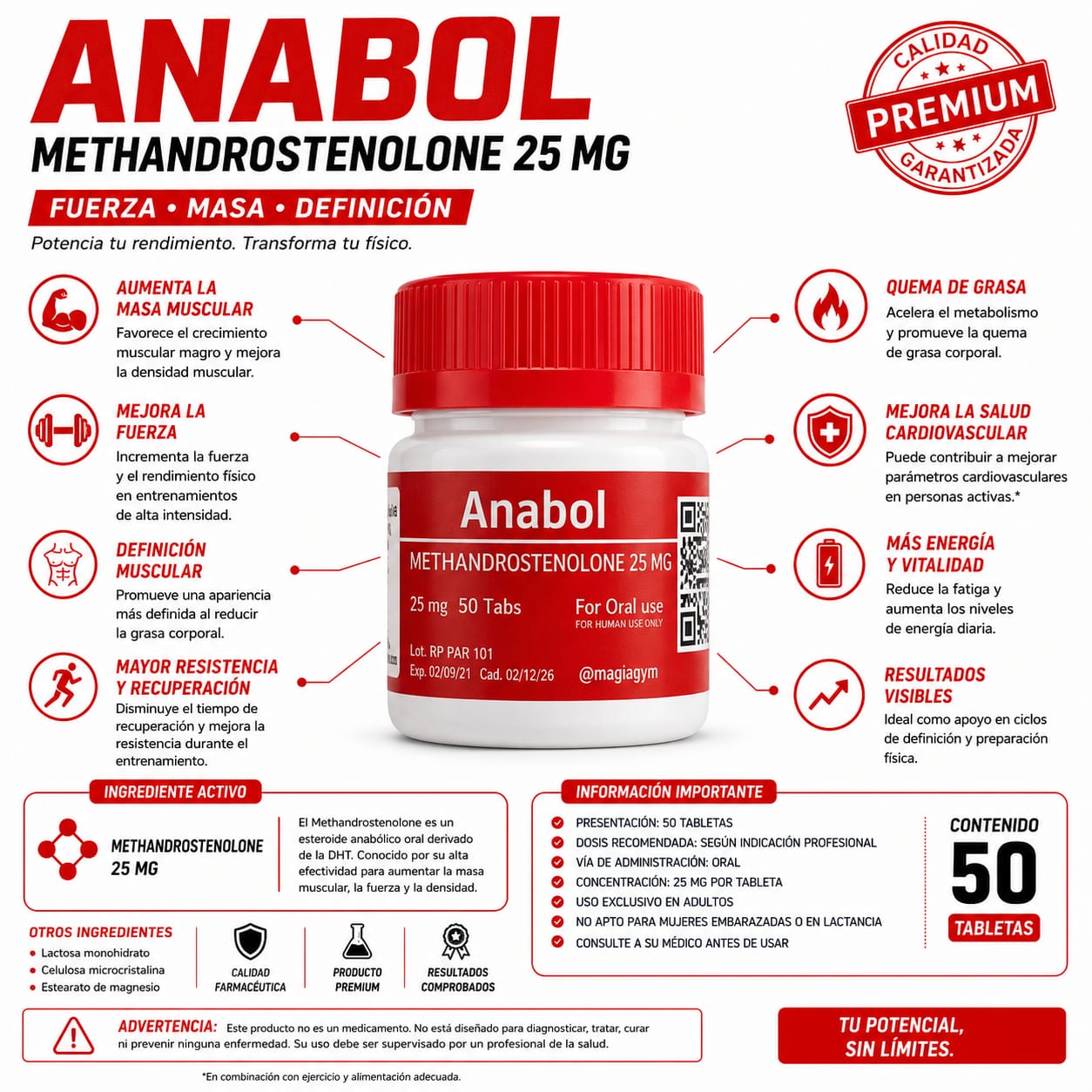 Anabol 25 mg Magia Gym_0