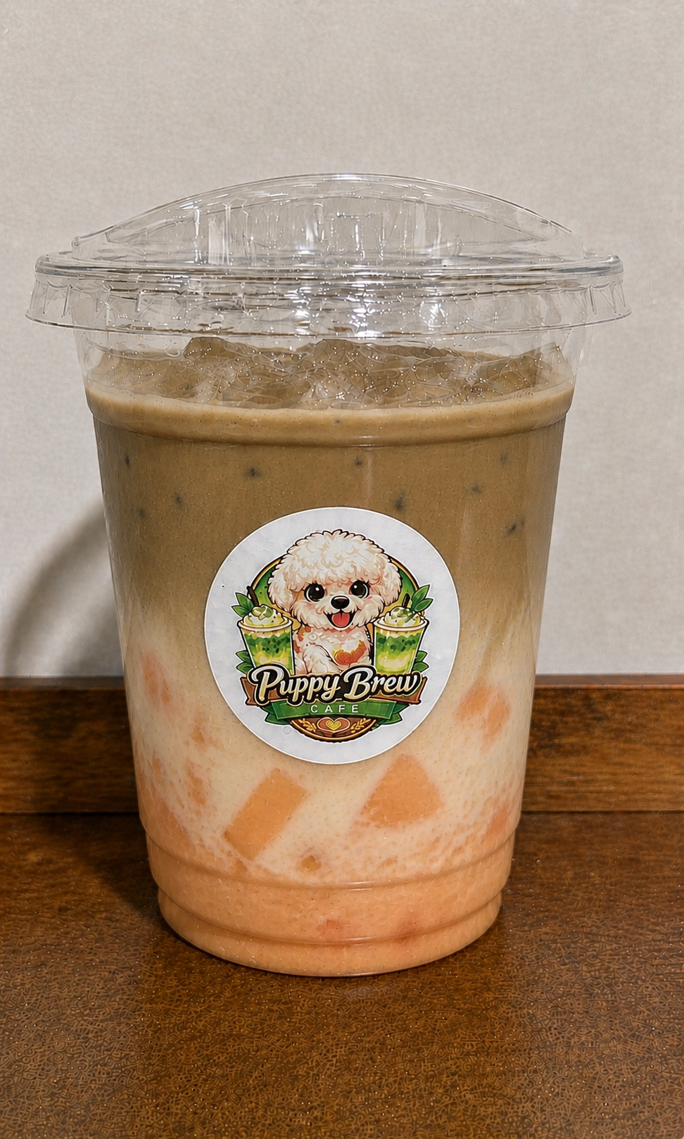 Peach Houjicha