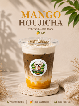 Mango Houjicha w Vanilla Cloud