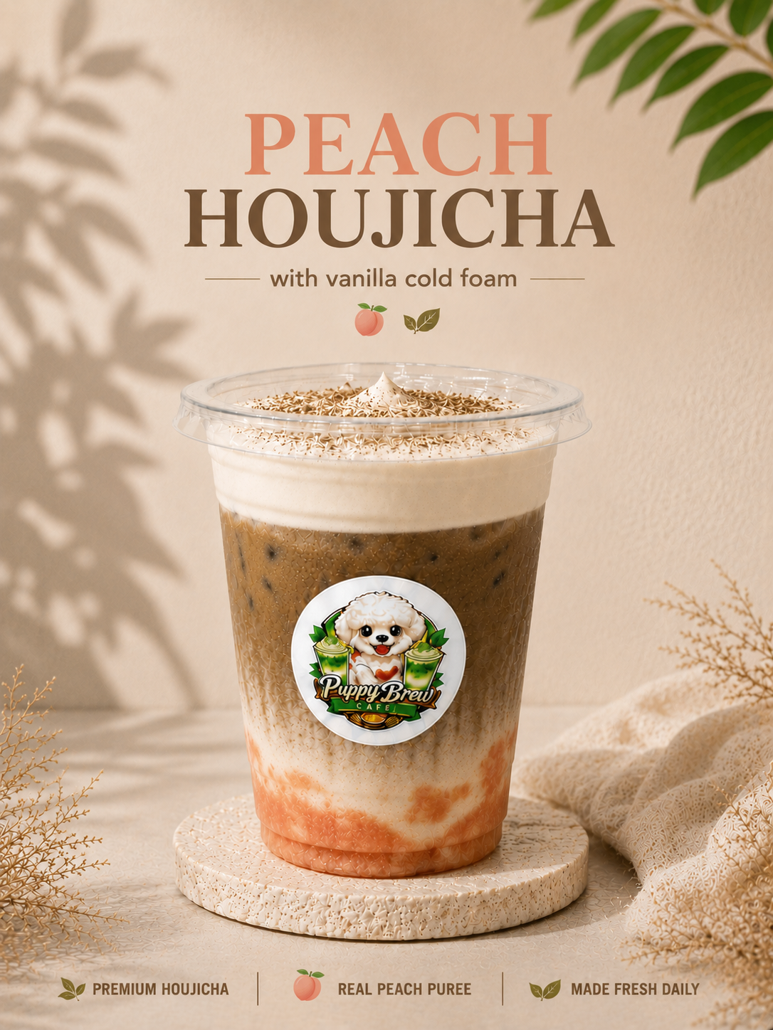 Peach Houjicha w Vanilla Cloud_0