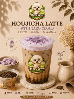 Houjicha Taro Cloud