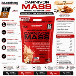 Carnivor Mass MuscleMeds 25 servicios