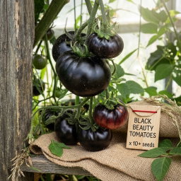 BLACK BEAUTY TOMATOES x 10+ seeds