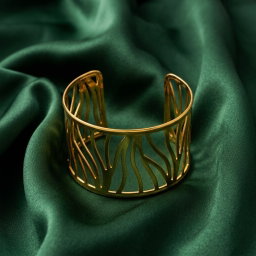  Anti-Tarnish Coral Branch Wide Cuff | Bracelet | Adjustable Size