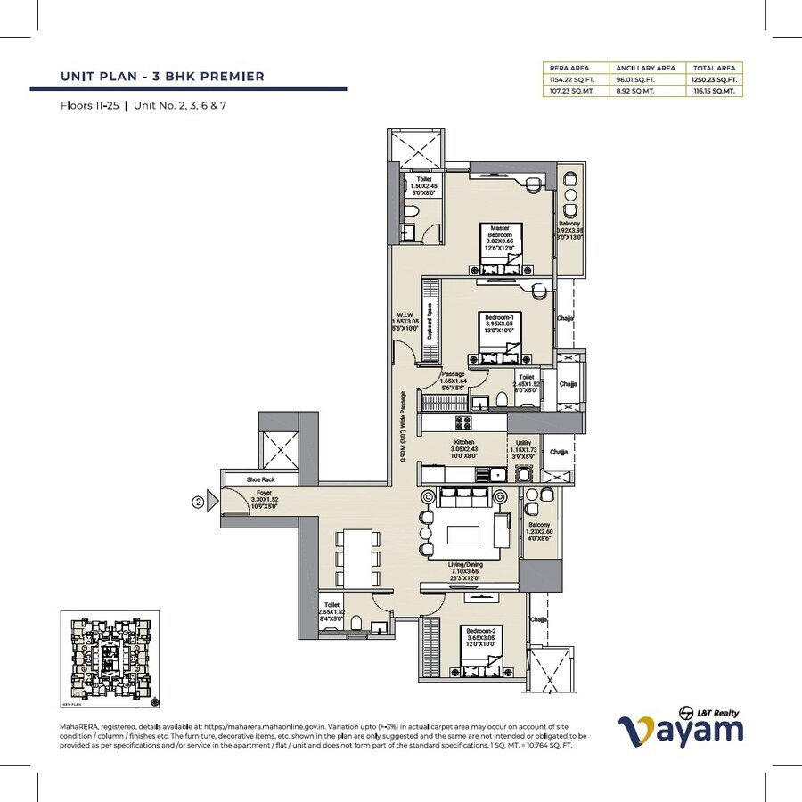 LnT Vayam, 2,3 & 4 BHK |Thane Mulund Corridor | ₹1.62*Cr_4