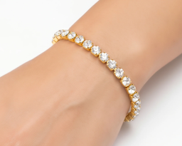  Anti-Tarnish Stretch Tennis | Bracelet | Adjustable Size
