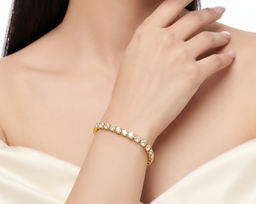  Anti-Tarnish Stretch Tennis | Bracelet | Adjustable Size