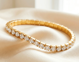 Anti-Tarnish Stretch Tennis | Bracelet | Adjustable Size