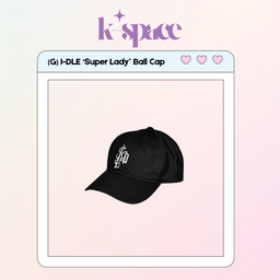 (G)I-DLE ‘Super Lady’ Official MD - Ball Cap (Black)