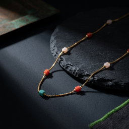  Anti-Tarnish Layered Cubic Beads | Necklace