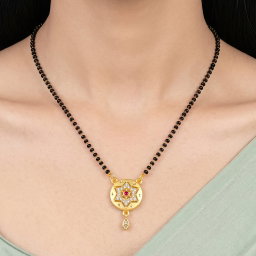  Anti-Tarnish Star Crystal Mangalsutra | Necklace