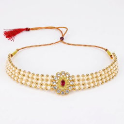 Anti-Tarnish Pearl Floral Choker | Necklace