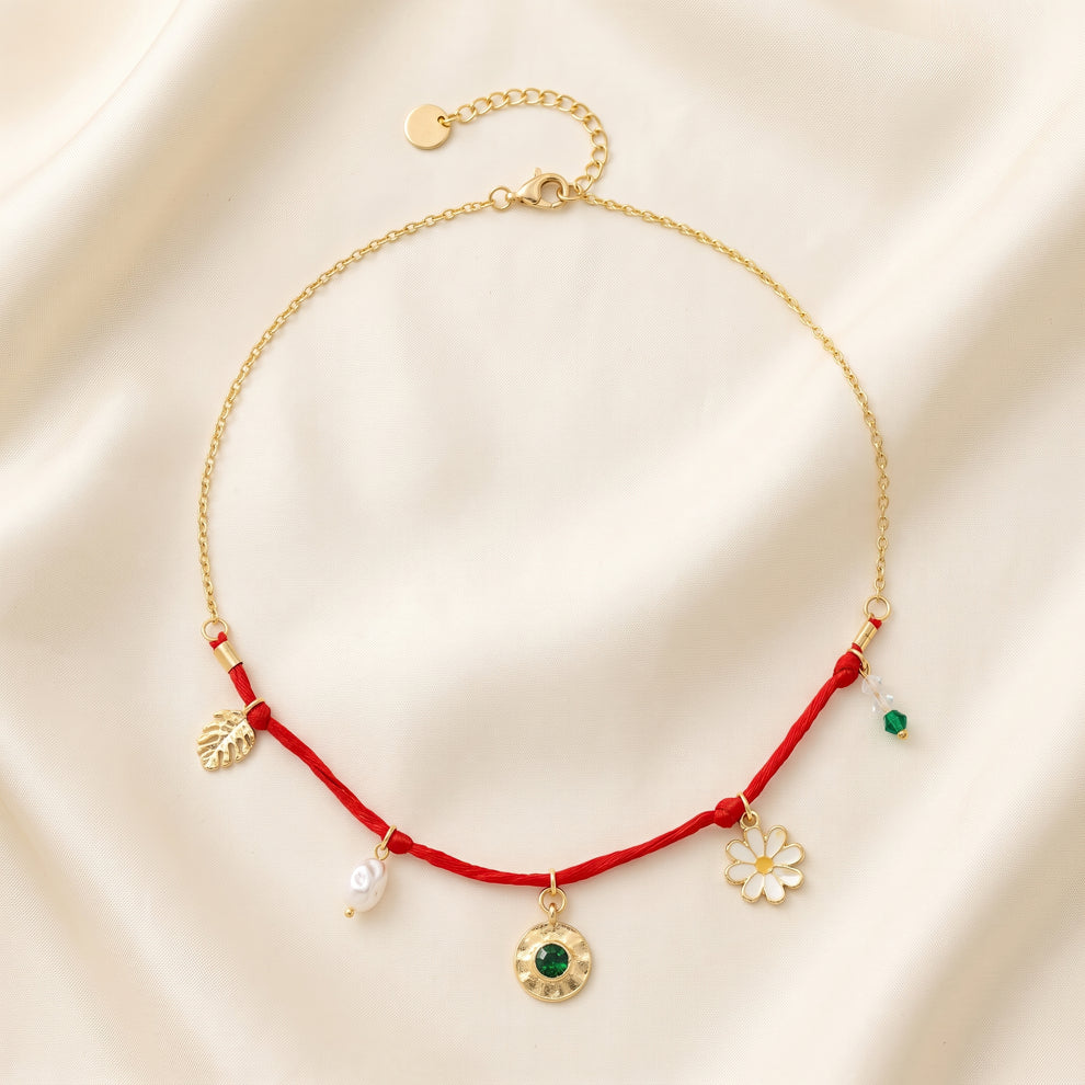 Anti-Tarnish Mixed Charm Cord | Necklace_6