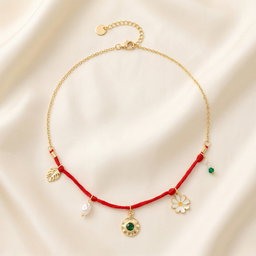 Anti-Tarnish Mixed Charm Cord | Necklace