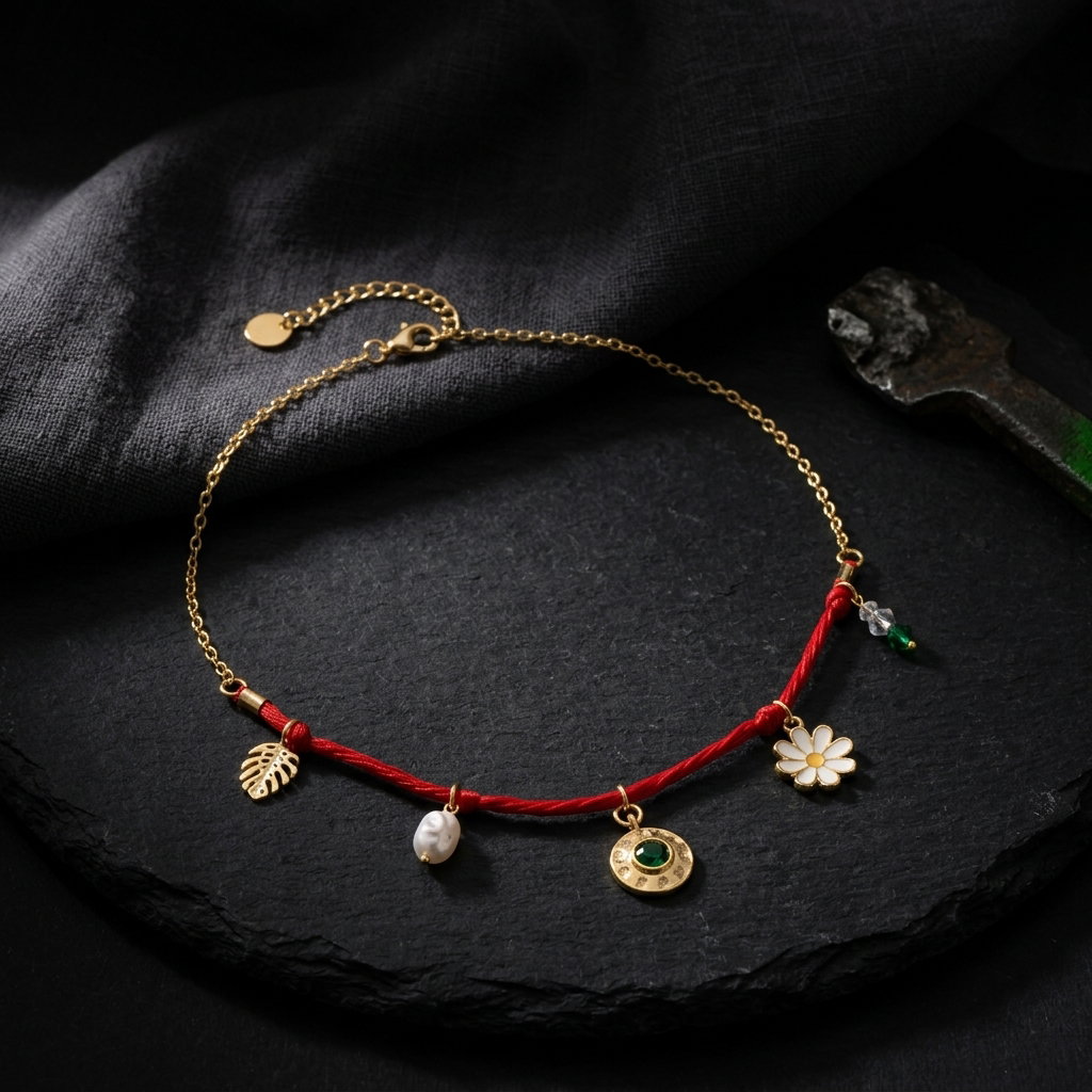 Anti-Tarnish Mixed Charm Cord | Necklace