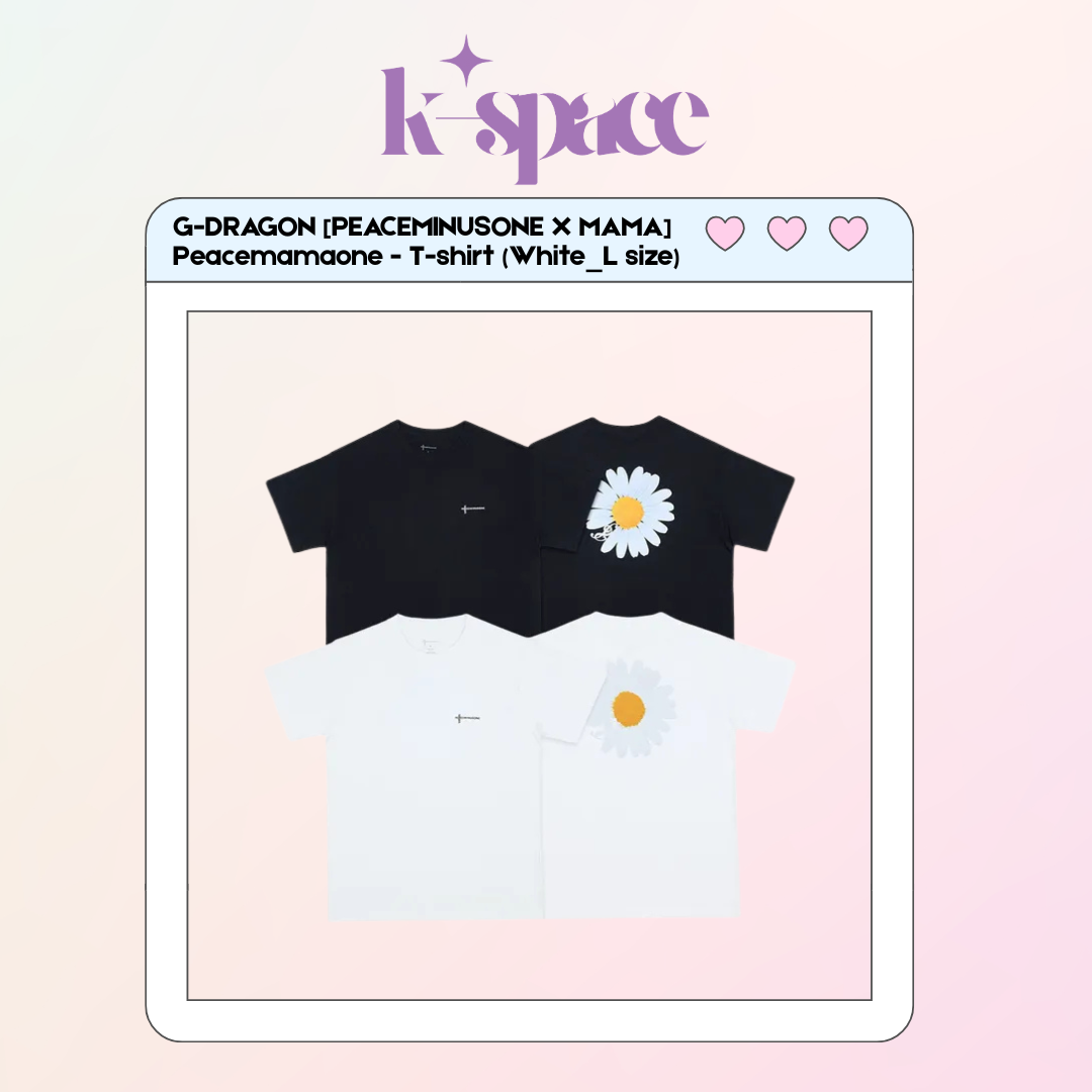 G-DRAGON [Peaceminusone x MAMA] PEACEMAMAONE - T-shirt (White)_0