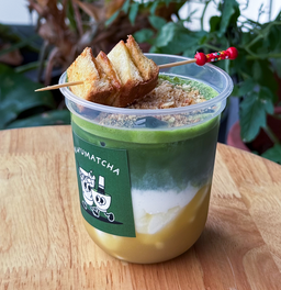 Kaya Toast Matcha Latte