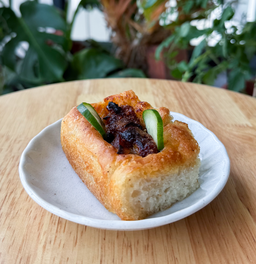 Chicken Satay Focaccia