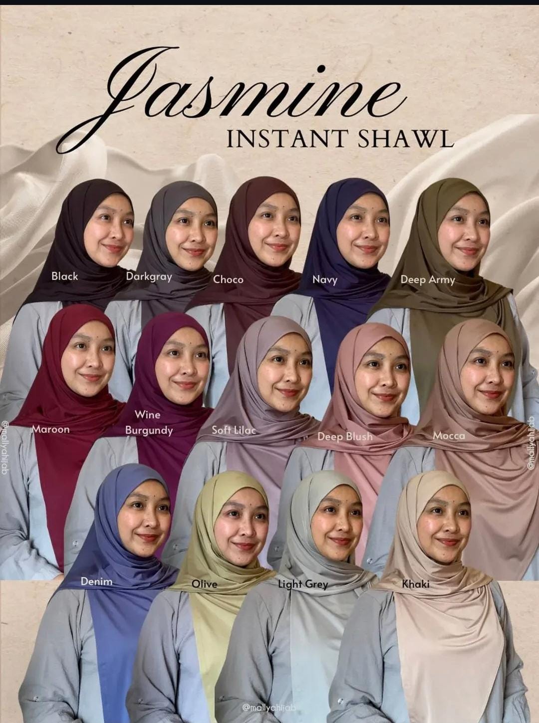 JASMINE INSTANT SHAWL