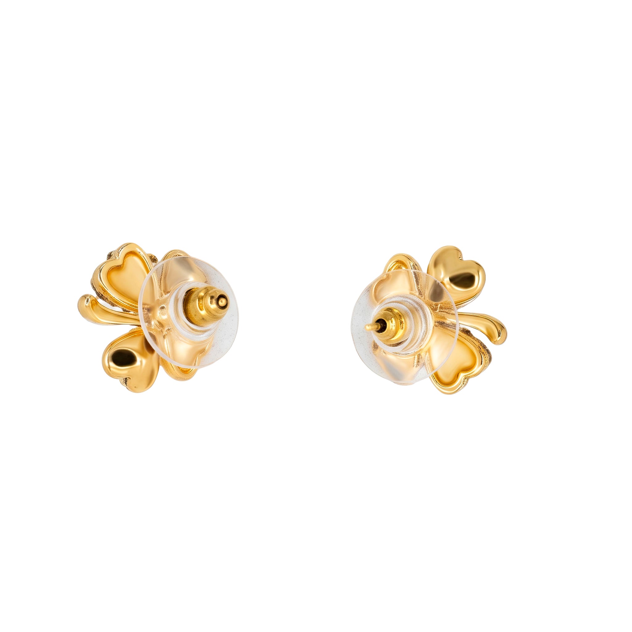 Anti-Tarnish Clover Crystal Studs | Earrings _4