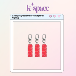 G-dragon [Peaceminusone] Highball Keyring