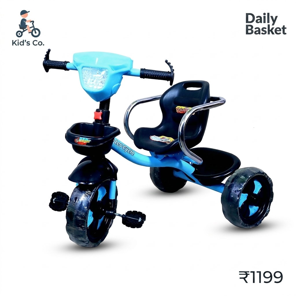Leo Cycle Premium Kids Tricycle | Blue_0