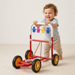 Premium Big Size Kids Activity Walker | Red |  9 to 18 months