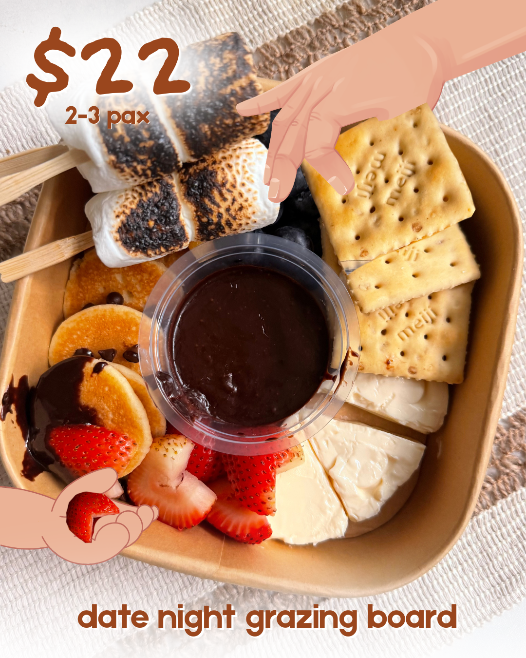 Date Night Grazing Board