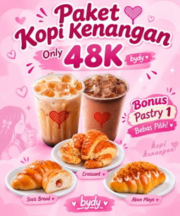 BUNDLING KOPI KENANGAN 2LARGE PASTRY