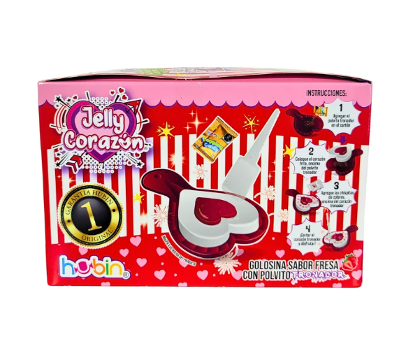 JELLY CORAZON HUBIN DISP C/12 PZS
