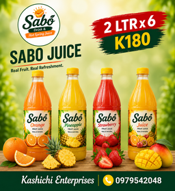 Sabo Fruit Juice 2Ltr x 6