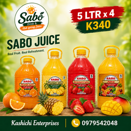 Sabo Fruit Juice 5Ltr x 4